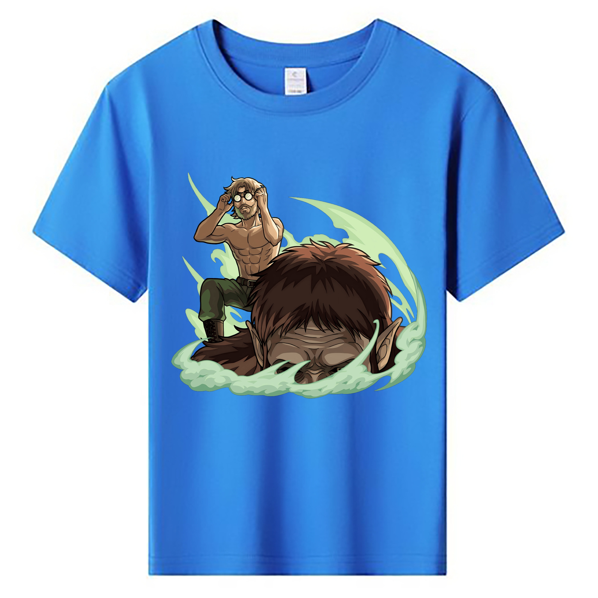 （画像用） 進撃の巨人 Attack on Titan 綿100％キッズTシャツ（フロントプリント）